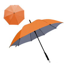 Chinese Supplier 27′′*8K Sun Prevent Silver Coated Auto Open Straight Umbrella